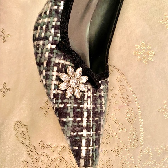 Highlights navy blue, white and light blue heals - Picture 2 of 4